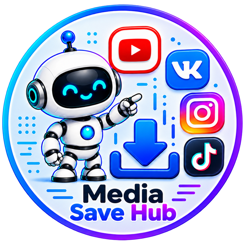 MediaSaveHub — бот для скачивания видео из YouTube, ВКонтакте, Instagram и TikTok